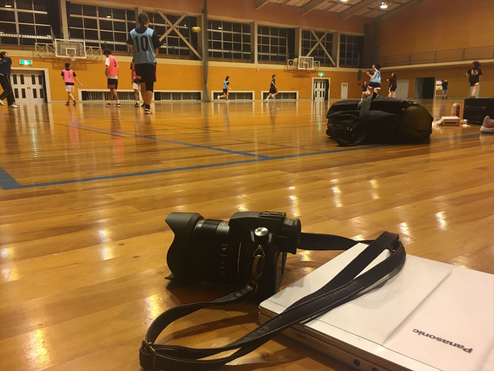 徳山高校体育館風景