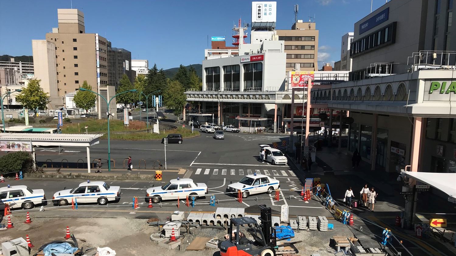徳山駅みゆき口からの風景