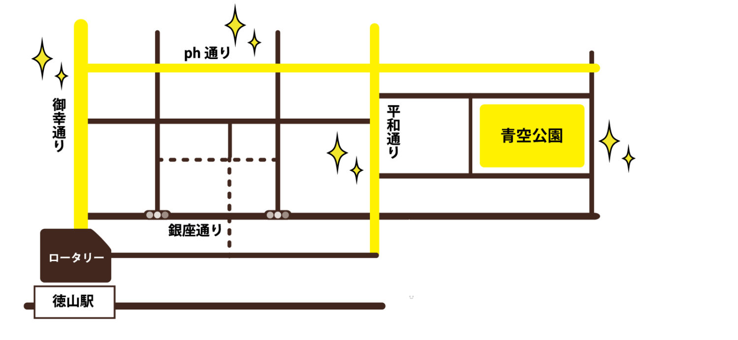 周南ツリーまつり点灯MAP